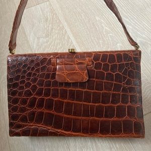 Vintage Paris Alligator Kelly Bag